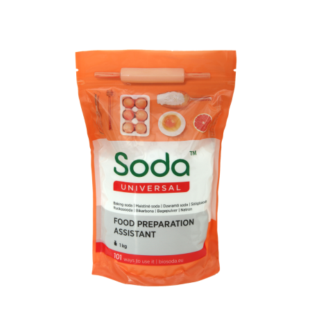 Făină, Mixuri, Derivate pentru Copt - Bicarbonat de sodiu universal 1 kg Sodă