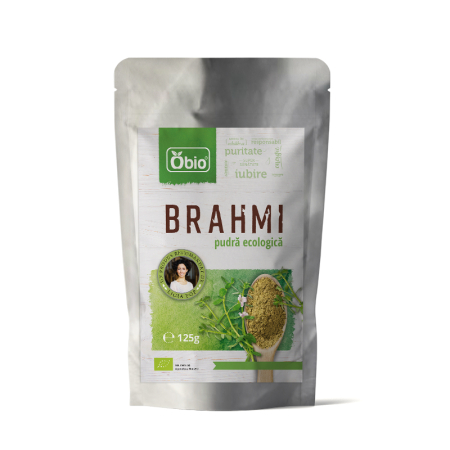 Pulberi și Superalimente - Brahmi pudră bio 125g Obio