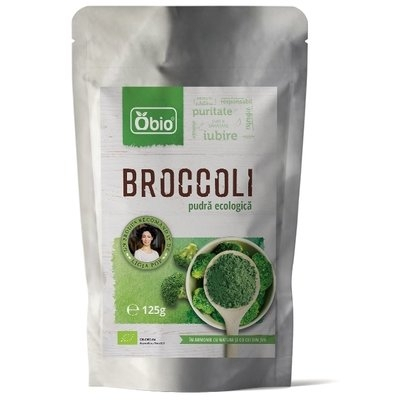 Pulberi și Superalimente - Broccoli pudră bio 125g Obio
