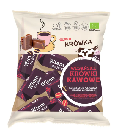 Produse Alimentare  Pentru Copii - Caramele - aromă cafea bio 150g Super Fudgio