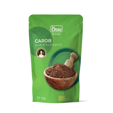 Pulberi și Superalimente - Carob pudră bio 125g Obio