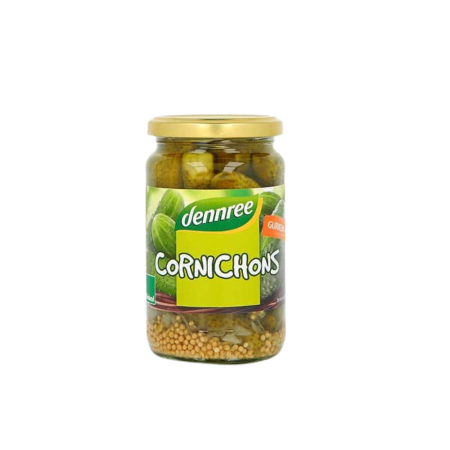 Conserve - Castraveți murați cornișon bio 330g Dennree