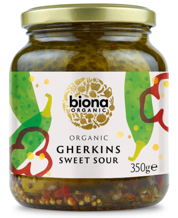 Conserve - Castraveți murați cornișon bio 350g Biona
