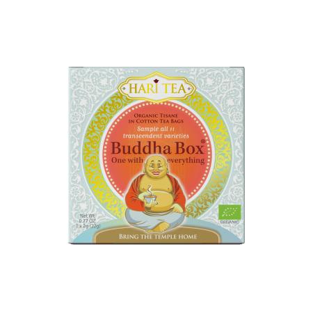 Băuturi - Ceai Buddha Box - cutie cu toate cele 11 ceaiuri Hari Tea bio 11dz x 2g 22g Hari Tea