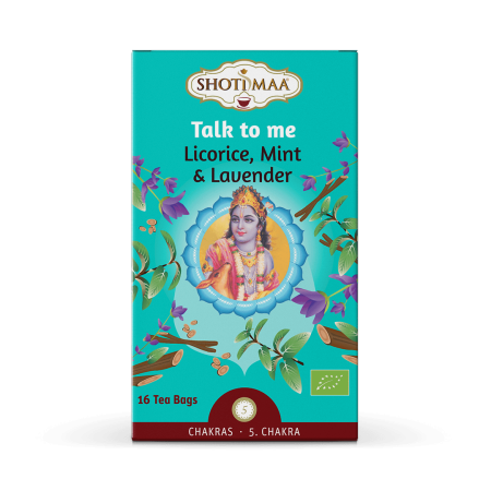 Băuturi - Ceai chakras - talk to me - lemn-dulce, mentă și lavandă bio 16 dz x 2 g 32 g Shotimaa