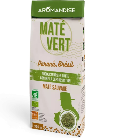 Băuturi - Ceai mate verde sălbatic bio 350g Aromandise