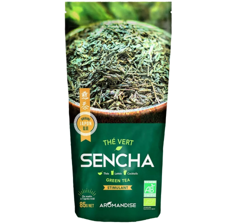 Băuturi - Ceai verde sencha bio 85 g Aromandise