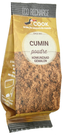 Condimente, Esențe, Întăritor pentru Frișcă - Chimion măcinat bio 40g - refill Cook