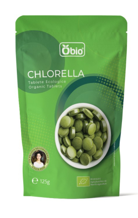 Suplimente Certificate IBA si MS - Chlorella tablete bio 125g Obio