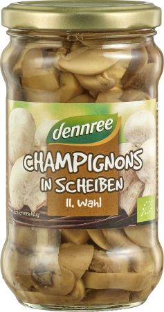 Conserve - Ciuperci champignon feliate bio 280g Dennree