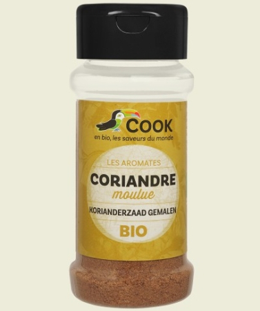 Condimente, Esențe, Întăritor pentru Frișcă - Coriandru măcinat bio 30g Cook