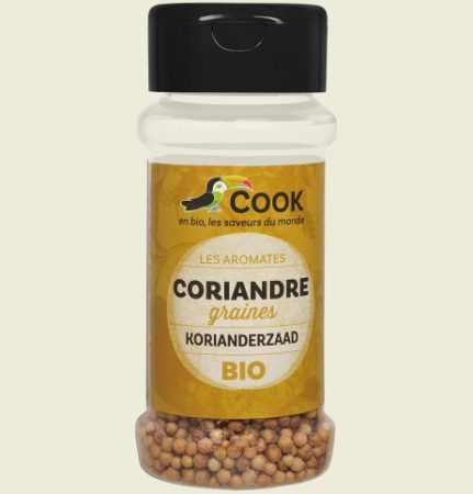 Condimente, Esențe, Întăritor pentru Frișcă - Coriandru semințe bio 30g Cook