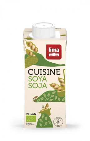 Băuturi - Cremă de soia pentru gătit bio 200 ml Lima
