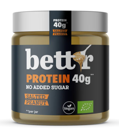 Creme - Cremă proteică de arahide sărate bio 250g Bettr