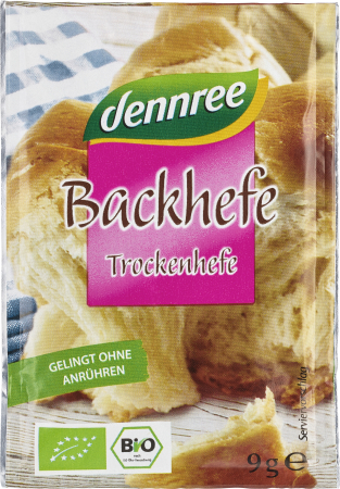 Făină, Mixuri, Derivate pentru Copt - Drojdie uscată activă bio 3 buc x 9 g 27 g Dennree