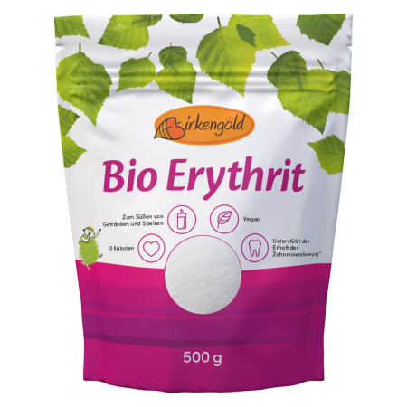 Zahăr, Sare, Îndulcitori, Agenți de Îngroșare - Eritritol bio 500g Birkengold