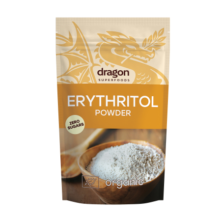 Zahăr, Sare, Îndulcitori, Agenți de Îngroșare - Erythritol îndulcitor bio 250 g Dragon Superfoods