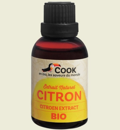 Condimente, Esențe, Întăritor pentru Frișcă - Extract de lămâie bio 50 ml Cook