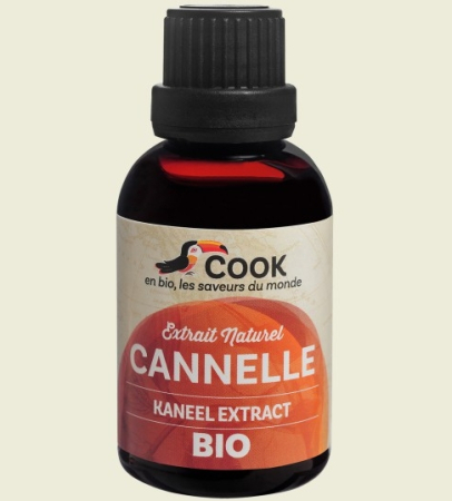 Condimente, Esențe, Întăritor pentru Frișcă - Extract de scorțișoară bio 50 ml Cook