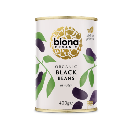 Conserve - Fasole neagră boabe la conservă bio 400g Biona