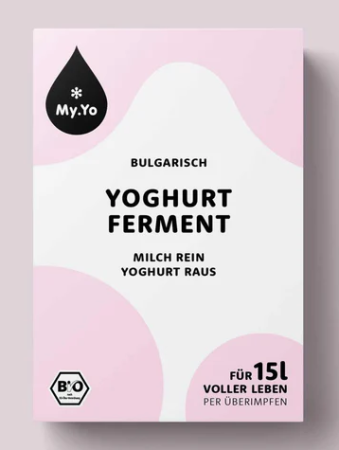 Ready To Eat, Semipreparate, Culturi - Ferment probiotic pentru iaurt bulgăresc bio 15g My.Yo