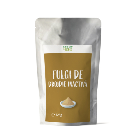 Făină, Mixuri, Derivate pentru Copt - Fulgi de drojdie inactivă 125g Green Bliss