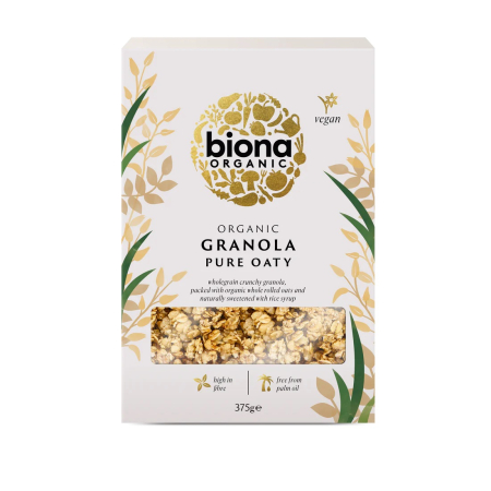 Gustări & Mic Dejun - Granola cu ovăz bio 375g Biona