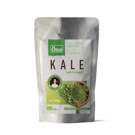 Pulberi și Superalimente - Kale pudră bio 125g Obio