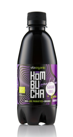 Băuturi, Sucuri, Înlocuitor Cafea, Kombucha - Kombucha cu lavandă îndulcită cu stevia bio 330 ml Vita Organic