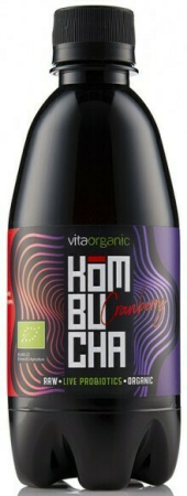 Băuturi, Sucuri, Înlocuitor Cafea, Kombucha - Kombucha cu merișoare bio 330 ml Vita Organic