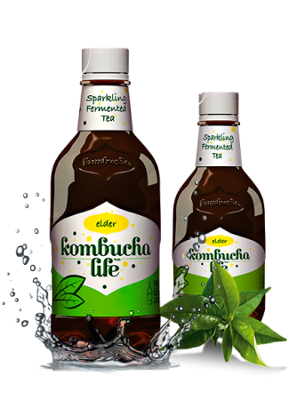 Băuturi, Sucuri, Înlocuitor Cafea, Kombucha - Kombucha cu soc 500 ml Kombucha Life