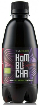 Băuturi, Sucuri, Înlocuitor Cafea, Kombucha - Kombucha cu zmeură bio 330 ml Vita Organic