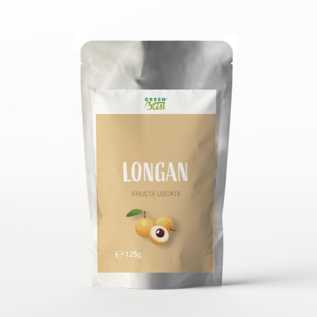 Nuci, Fructe și Legume Uscate - Longan fructe uscate 125 g Green Bliss