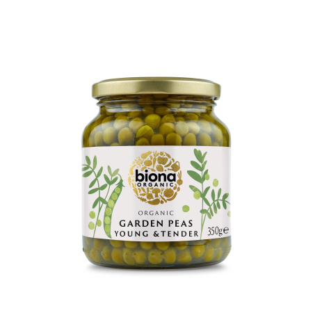 Conserve - Mazăre boabe la borcan bio 350g Biona