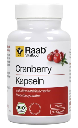 Suplimente & Nutriție - Merișor forte bio 440 mg 90 capsule Raab