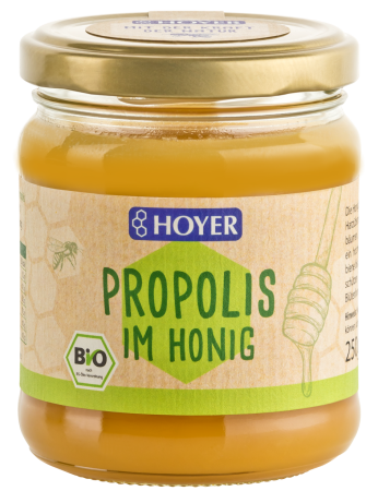 Produse Apicole - Miere cu propolis bio 250 g Hoyer