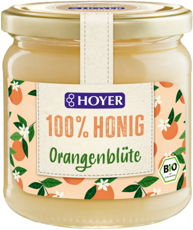 Produse Apicole - Miere din flori de portocal bio 500 g Hoyer