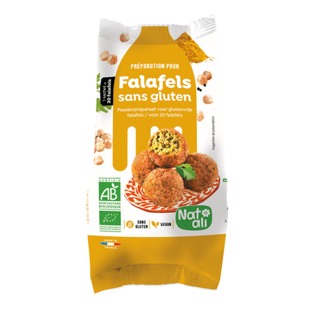 Ready To Eat, Semipreparate, Culturi - Mix pentru falafel bio 150 g Nat-ali