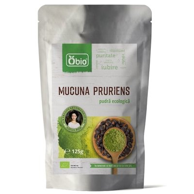 Suplimente Certificate IBA si MS - Mucuna pruriens pudră bio 125g Obio