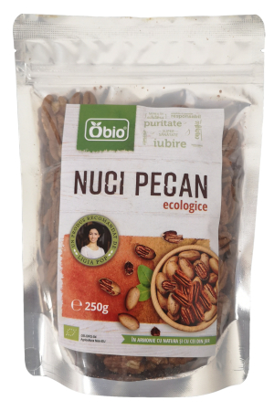 Nuci, Fructe și Legume Uscate - Nuci pecan bio 250 g Obio