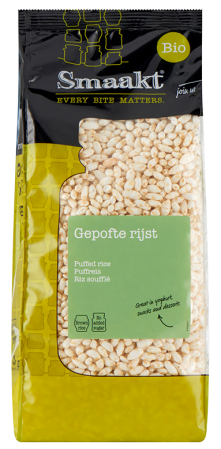 Gustări & Mic Dejun - Orez integral expandat bio 200 g Smaakt