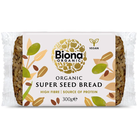 Pâine și Crispbread - Pâine cu ovăz și semințe bio 300g Biona