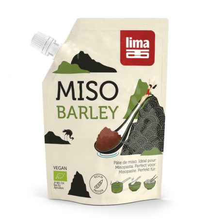 Produse Tradiționale Japoneze - Pastă miso de orz și soia bio 300g Lima