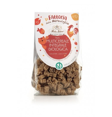 Produse Alimentare  Pentru Copii - Paste pentru copii din multicereale bio, 250 g Pasta Natura