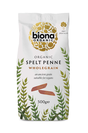 Paste - Penne din grâu spelta integral bio 500g Biona