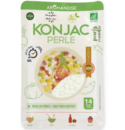 Ready To Eat, Semipreparate, Culturi - Perle konjac bio 195g Aromandise