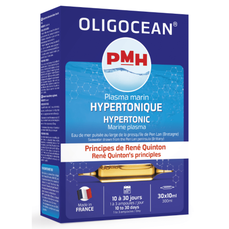 Suplimente & Nutriție - Plasma marină hipertonică Oligocean - metoda Quinton 30 fiole x 10 ml 300 ml Oligocean