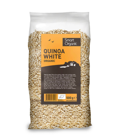 Semințe, Boabe, Cereale - Quinoa albă bio 500g Smart Organic