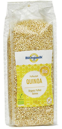 Gustări & Mic Dejun - Quinoa expandată bio 100g Biorganik