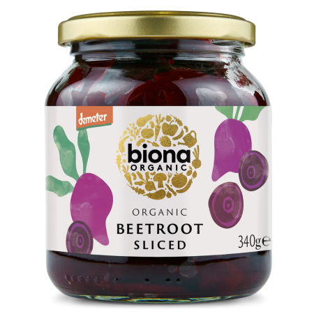 Conserve - Sfeclă roșie felii, bio, 340g, Biona